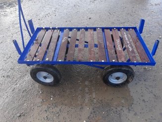 Remorque espaces verts NC Chariot 4 roues pour micro tracteur - 2