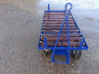 Remorque espaces verts NC Chariot 4 roues pour micro tracteur - 1