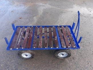 Remorque espaces verts NC Chariot 4 roues pour micro tracteur - 1