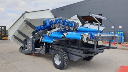Trémie - pommes de terre NC De réception avec déterreur PV 2040.3 - 2