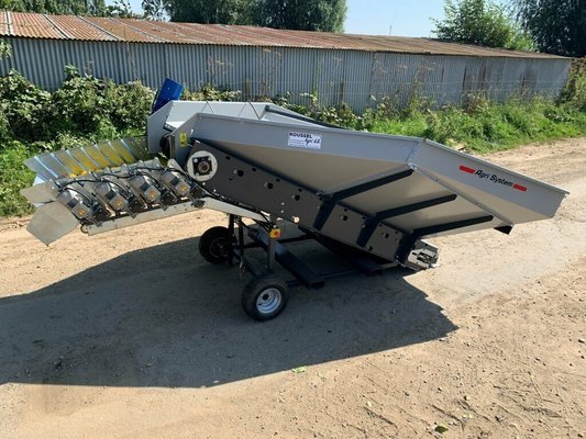 Trémie Agri System De réception benne GM80 + déterreur 8 rouleaux PU à écartement réglable - 1